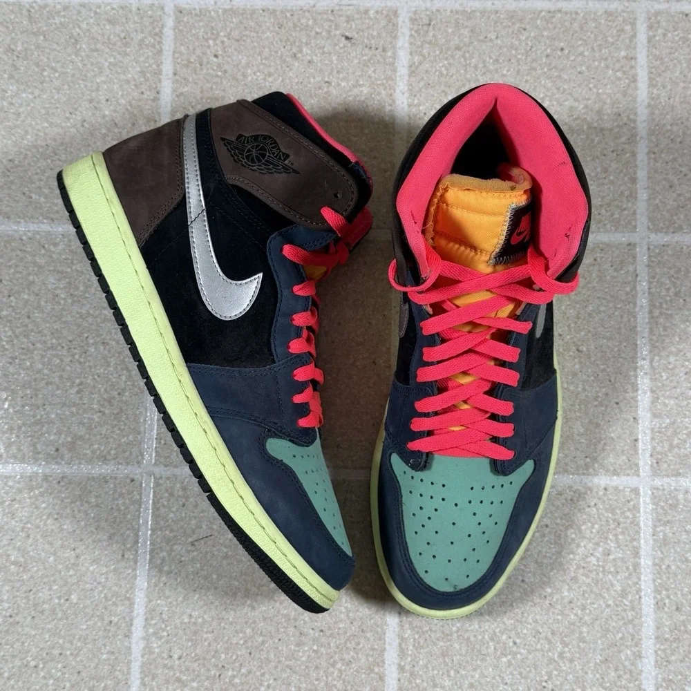 Air Jordan 1 Tokyo Bio Hack Retro High Size 10 Mens Sneakers 2020 555088-201